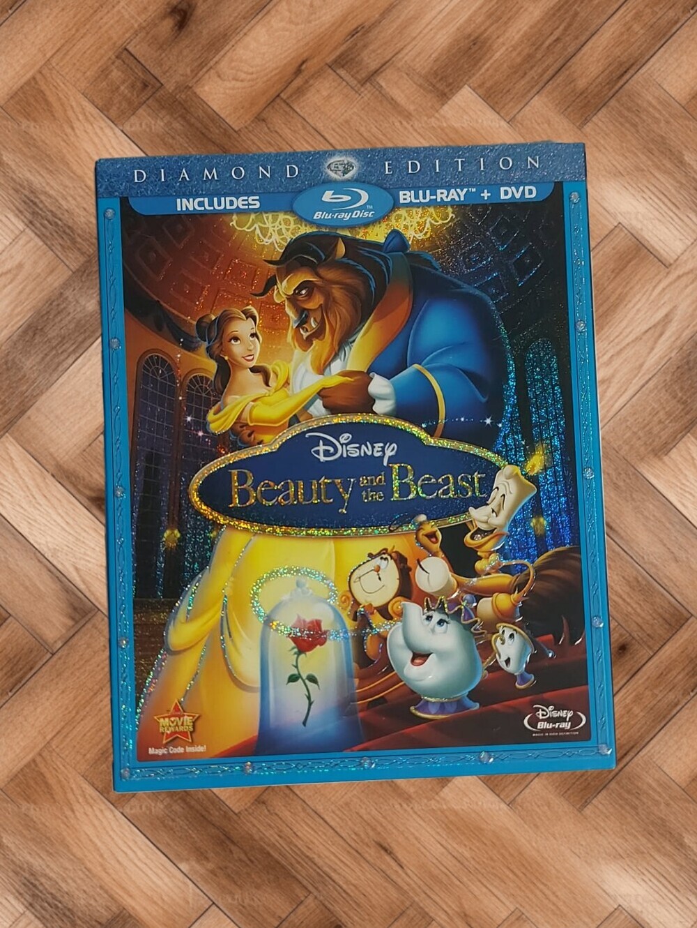 Disney Beauty and the Beast Diamond Edition 3-Disc Combo Pack 🌹✨